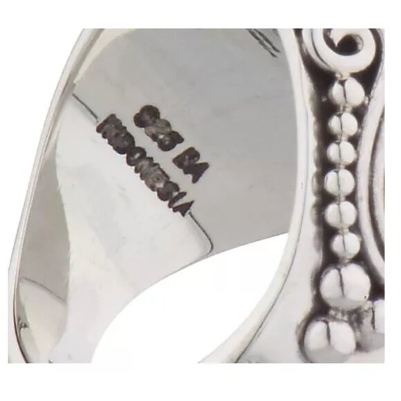 Artisan Crafted Sterling Silver Cushion Red Jasper Ring Size 9 - Picture 4 of 16